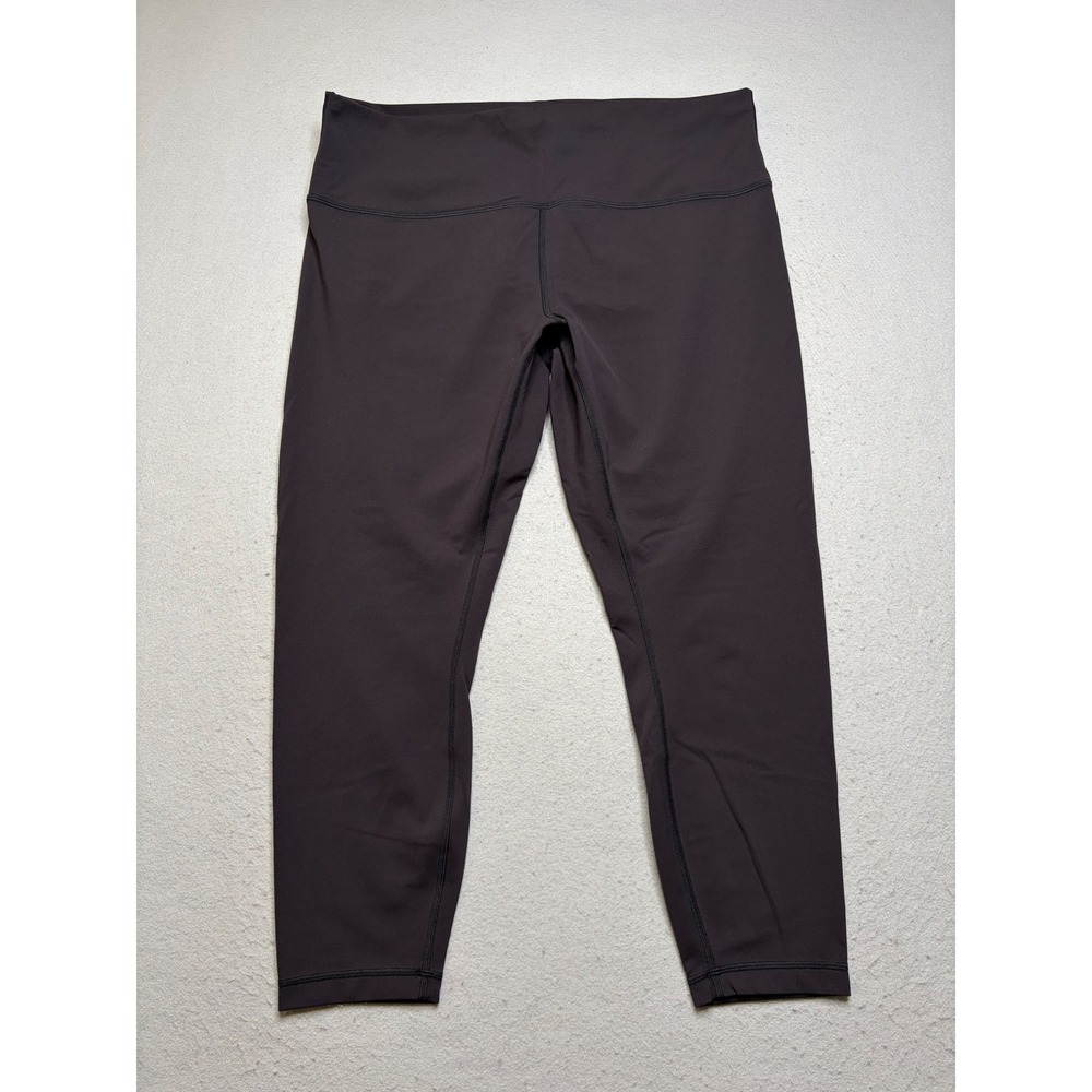 Lululemon Leggings Women 18 Purple Wunder Under High Rise Crop Athletic Pant
